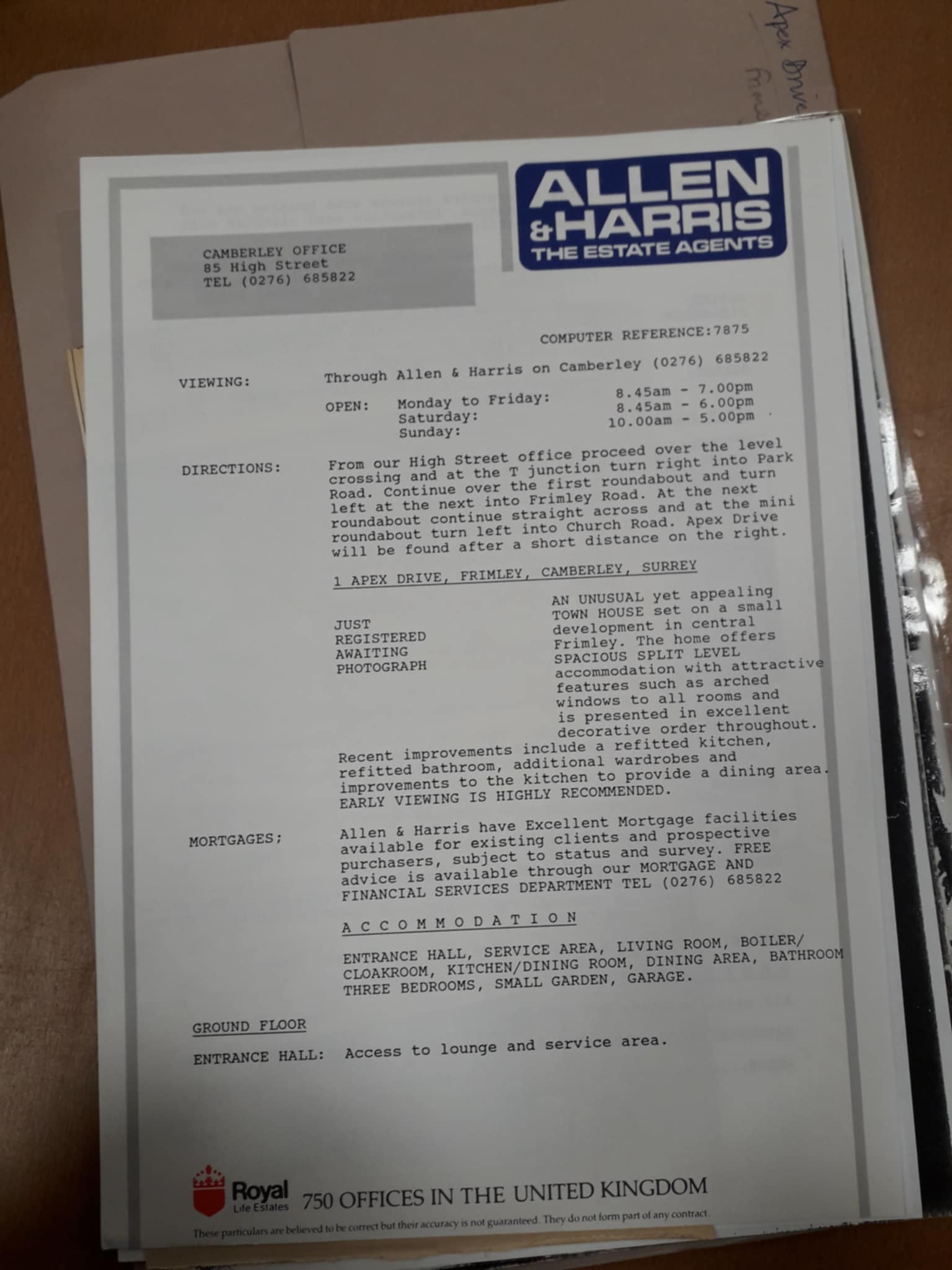 Allen & Harris — Page 1