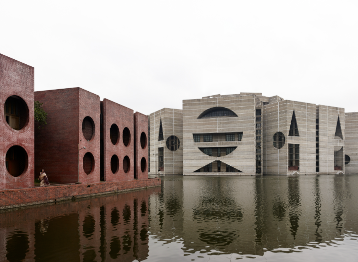 National Assembly, Dhaka — Exterior (Louis Kahn, 1962–82)