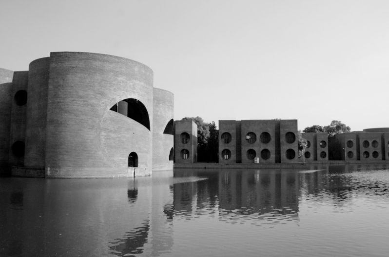 National Assembly, Dhaka — B&W Geometric Openings