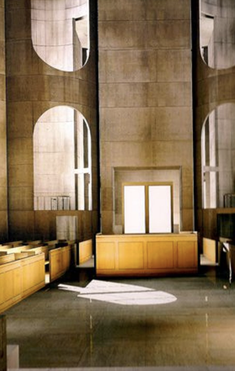 Interior — Dramatic Light and Concrete