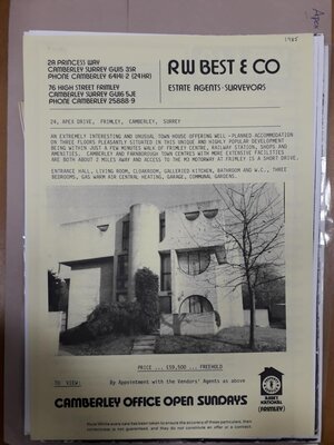 1980s Sales Particulars
